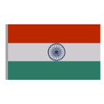 thumbnail image 2 of KLKCMS Drapeau Indien Drapeau Extérieur Inde Polyester 90 X 150cm Décor, 2 of 5