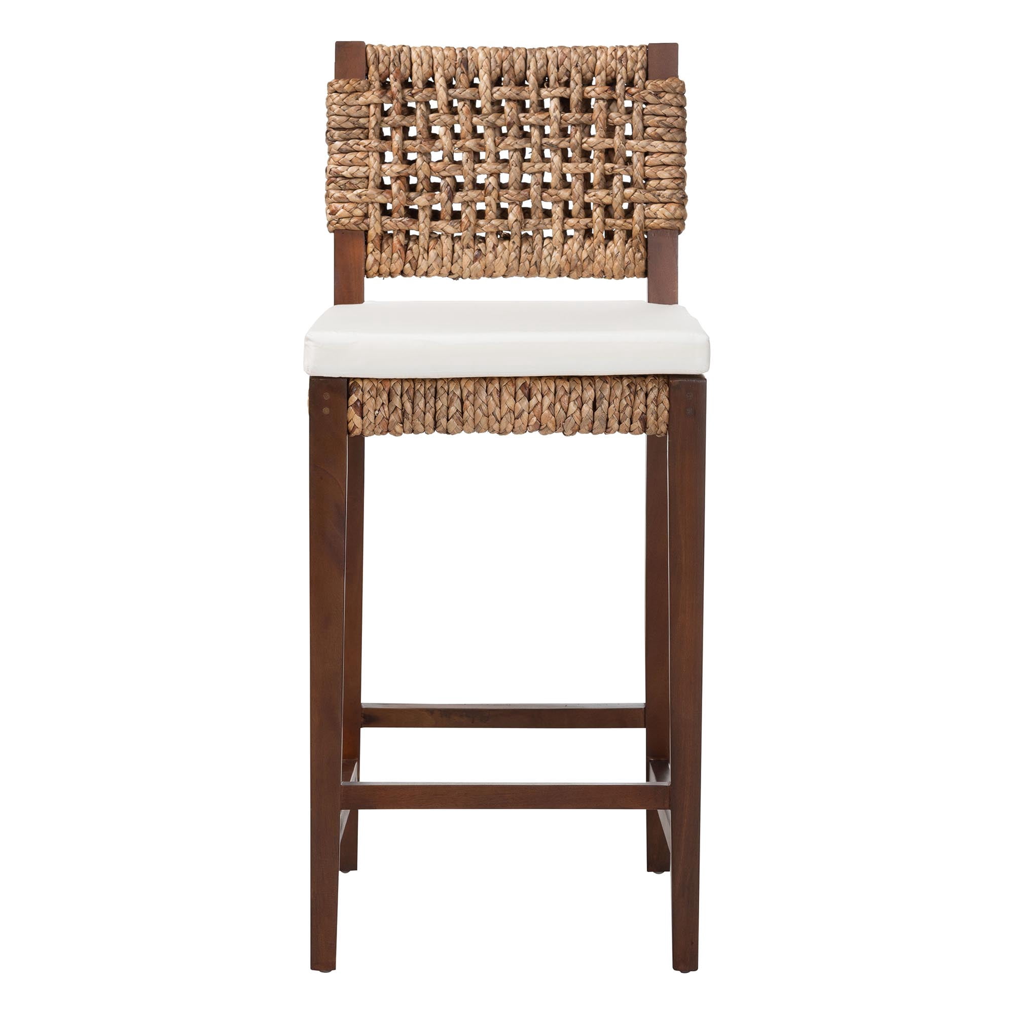 bali & pari Alise Boho Bar Stool, 28"H, Natural