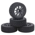 thumbnail image 5 of Paquete de 4 ruedas hexagonales de 12 mm para RC, repuestos para Wltoys 144001 124018 RC Hobby Negro, 5 of 5
