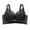 Black, variant on Mgmyaa Bras for Women Lace Underwear Push Up Small Chest Soft Medium Thickness No Steel Ring Adjustable Bra