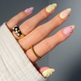 thumbnail image 2 of Salon Perfect Artificial Fake Press On Nails, 462 Viral Nail Edit, Yellow Flower, Short Almond, File, Glue and Prep Pad Included, 30 Nails, 2 of 7