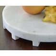 thumbnail image 2 of Signature Design by Ashley Wainmoore Marble Serving Tray, White Marble Decorative Tray, Food Safe, 2 of 4