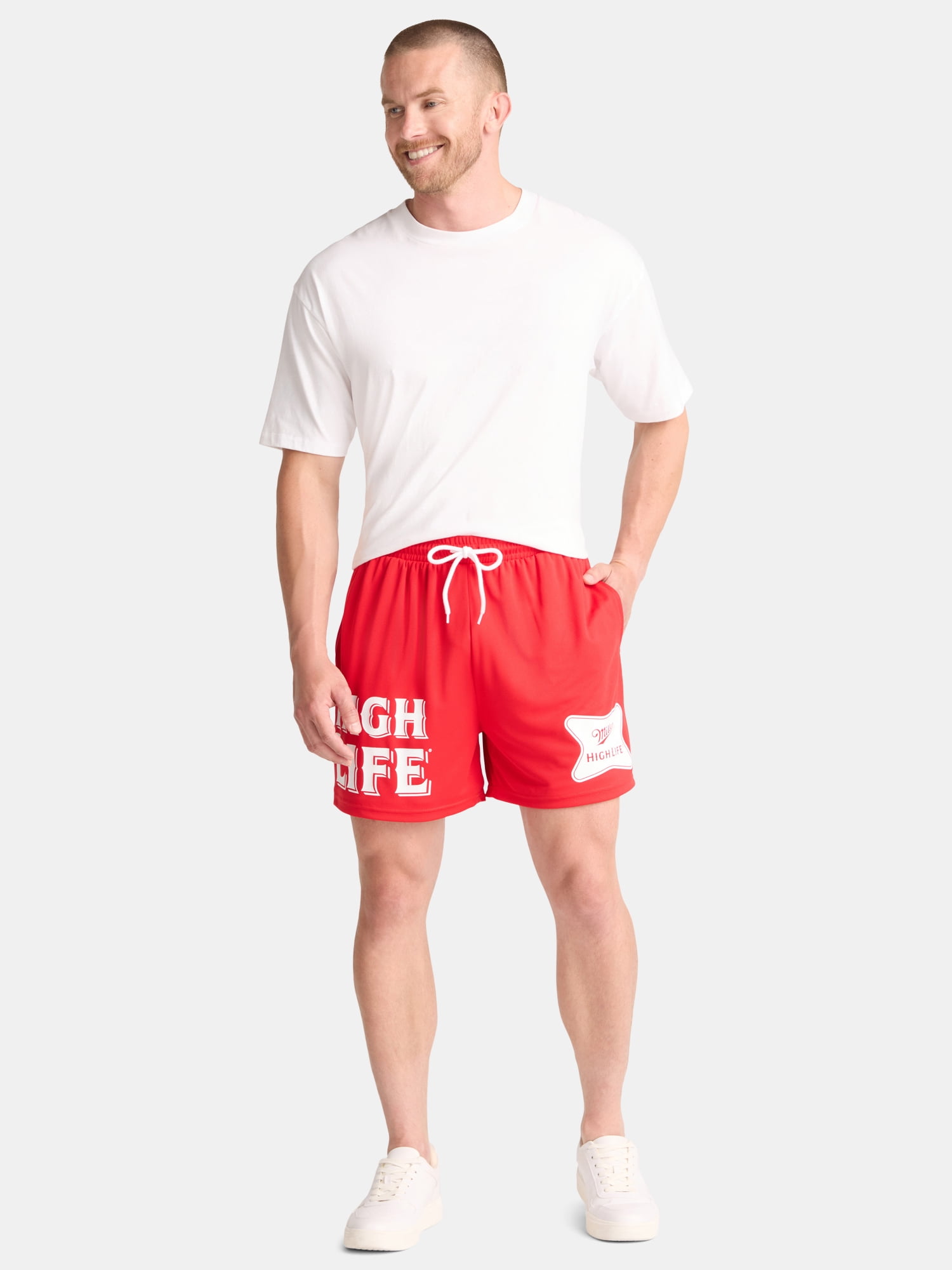 Miller High Life Men's and Big Men's Basketball Shorts, Sizes XS-3XL