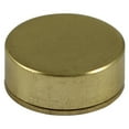 thumbnail image 1 of Timco - Threaded Screw Caps - Solid Brass - Satin (Size 12mm - 4 Pieces), 1 of 3