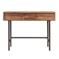 thumbnail image 2 of TOV Furniture Bushwick 31.8" H Bois de Transition Mini Bureau en Brun Foncé, 2 of 6