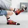 thumbnail image 6 of Uemuo Truck With Gnomes Printed Crew Socks, Moisture-Wicking Socks, Athletic Socks for Men Breathable Cushion Socks Casual Sport Socks for Running Traveling, 6 of 6