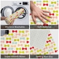 thumbnail image 3 of Rateoe Bow Ties Pattern Flannel Door Mat Indoor Outdoor Entrance, Waterproof All-Weather Doormat,Fade Resistant, Low Profile Entryway Mat 16x24in, 3 of 7