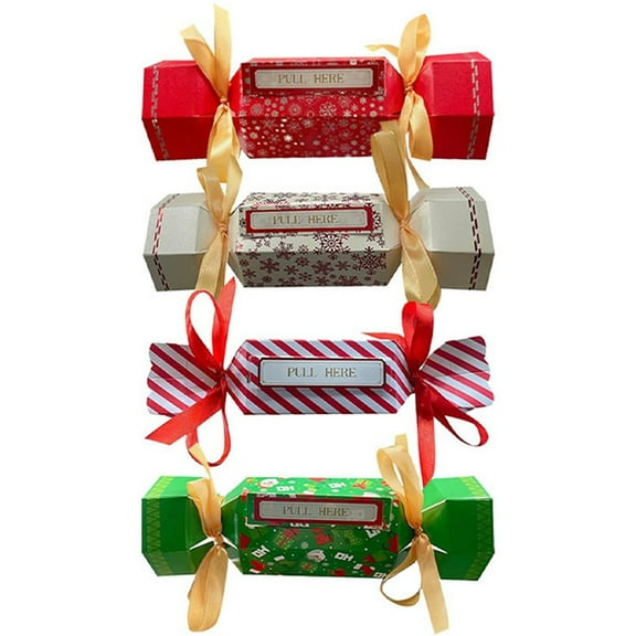 4 Pcs Christmas Money Box for Cash Gift Pull, Funny Surprise Box Money Gift Box, Christmas Money Pull Pouch, Novelty Ways to Give Money Gifts