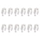 thumbnail image 4 of 12 soportes de clip T8 para evitar que la lámpara se hunda. Soporte para tubo de luz LED. acero y PVC, 4 of 9