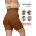 thumbnail image 5 of MANIFIQUE Plus Size Shapewear Tummy Control High Waisted Girdle Body Shaper Shorts Thigh Slimming, 5 of 6