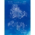 thumbnail image 2 of Borders, Cole 12x14 Black Ornate Wood Framed with Double Matting Museum Art Print Titled - PP34-Faded Blueprint 1966 Camera Accessory Poster, 2 of 4
