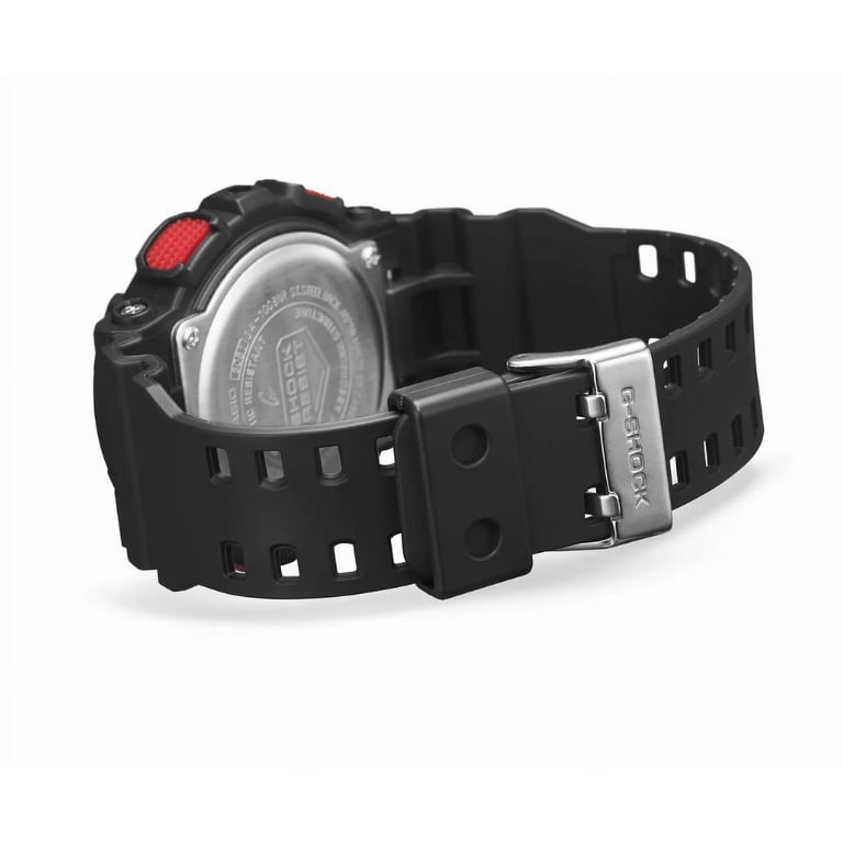 Casio G-Shock Analog/Digital Black/Red Watch GA-100BNR-1A