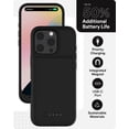 thumbnail image 3 of Funda de batería mophie Juice Pack para iPhone 16 Pro +50% negra, 3 of 6
