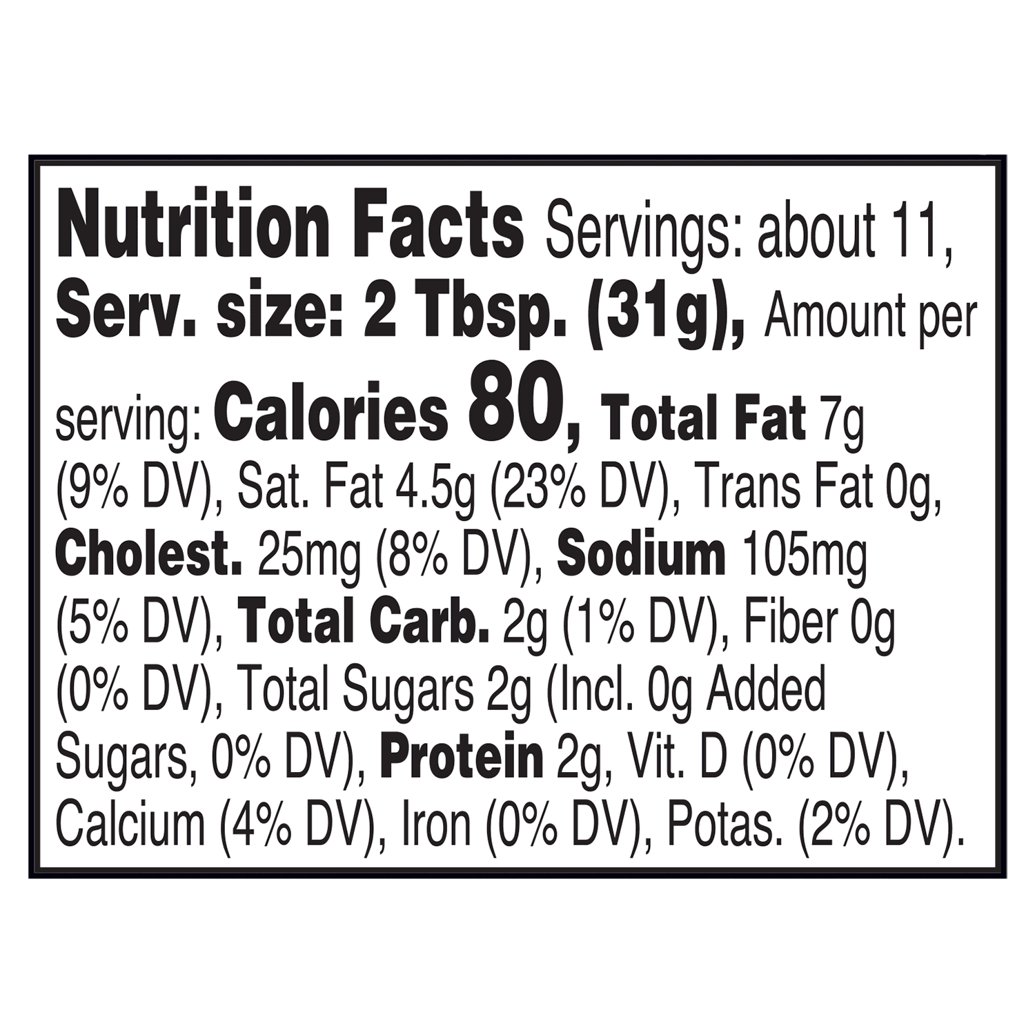 Great Value Original Cream Cheese Spread, 12 oz Tub (Refrigerated)