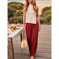 thumbnail image 5 of Women Crochet Tops Sleeveless Knit Sweater Vest Tank Top Color M, 5 of 6