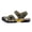 Green, variant on Men's Outdoor Closed-Toe Sport Sandals, Adjustable Brown Leather Hiking Sandals