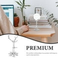 thumbnail image 4 of OULII Sleek Globe Holder Stand Crystal Ball Holder Iron Home Decoration 1Pcs, 4 of 7