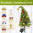 thumbnail image 3 of Lyacmy 2 Pack Solar Christmas Tree Outdoor Christmas Decorations, Waterproof 8 Modes Solar Christmas Lights Landscape Path Lights for Garden Yard, 3 of 6