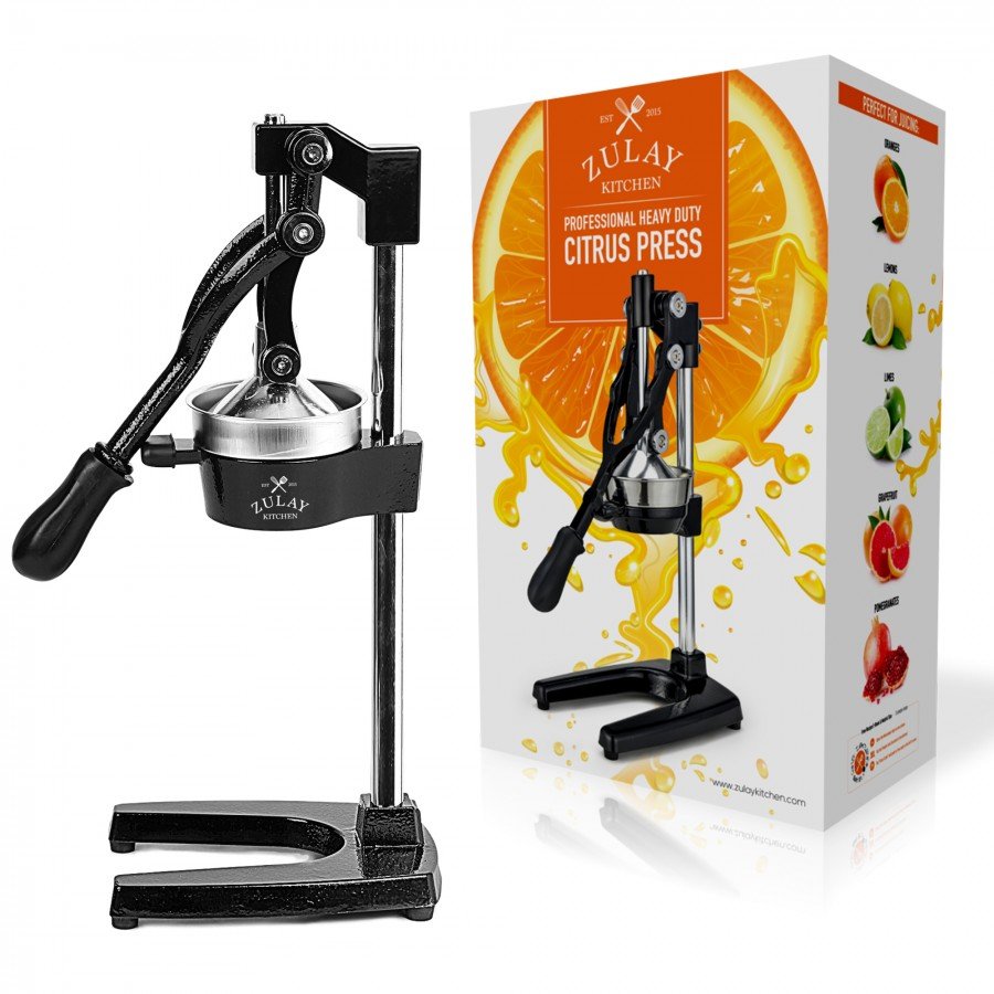 Zulay Kitchen Premium Citrus Juicer Manual Citrus Press and Orange