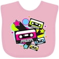 thumbnail image 3 of Inktastic The 80s Cassette Tapes Boys or Girls Baby Bib, 3 of 4