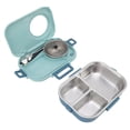 thumbnail image 3 of Insulated Bento Box, Thermal Lunch Box 1100ml  For Home For Picnic For Office Blue, 3 of 8
