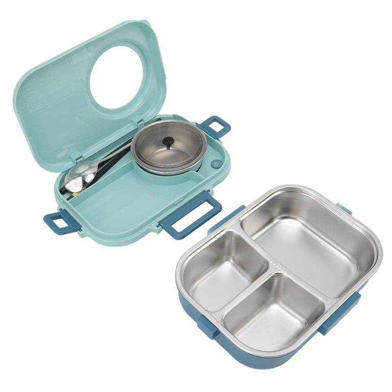 Customize 3 Grids Stainless Steel Soup Box Food Container Bento