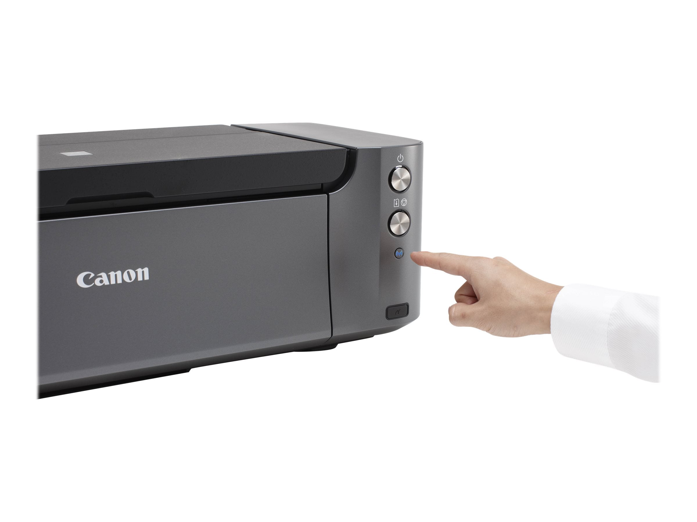 Ønske Admin sweater Canon PIXMA PRO-10 - Printer - color - ink-jet - Super B - 4800 x 2400 dpi  up to 3.6 min/page (color) - capacity: 150 sheets - USB, LAN, Wi-Fi(n), USB  host - with Canon InstantExchange - Walmart.com