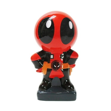 Deadpool Chibi Stance Ceramic Coin Bank, Small