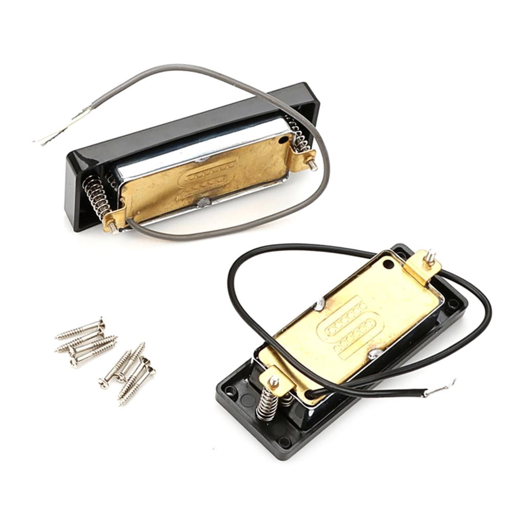 CEORPER Electric Guitar Humbucker Black Frame Double Coil Pickup Guitar Replacement Part