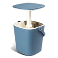 thumbnail image 2 of Outdoor Cooler Table, 4 Gallon Portable Cooler Side Table with Handle, Bottle Opener and Lift Top Lid, All-Weather Resistant Patio Cooler Ice Cool Bar for Camping, Picnic, Beach, Pool, Party, 2 of 11