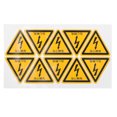 thumbnail image 1 of 10 pcs Caution Electric Shock Sign Warning Electric Shock Sign Adhesive Electric Shock Sign, 1 of 8