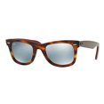 thumbnail image 1 of Ray-Ban Wayfarer - Black Frame Green Mirror Fuxia Lenses 50Mm Non-Polarized(Imported), 1 of 1