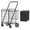 Black, variant on Large Shopping Cart for Grocery,Foldable Utility Shopping Carts with Swivel Wheels for Groceries, Laundry, Pantry, Garage