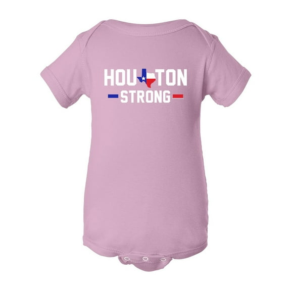 Houston Strong Map 2017 Survivor DT Infant Baby Rib Bodysuit