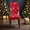 A, variant on Nkmbld Christmas Chair Covers for Dining Room, Xmas Stretch Chair Slipcovers Washable Kitchen Chair Protector Cover for Christmas Party Decor, Red