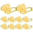 thumbnail image 1 of KAKOWELY 10 llaveros con colgante de queso, bonitos dijes de queso, llaveros, bolsas, decoración colgante., 1 of 5