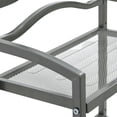 thumbnail image 5 of 2-Tier Metal Wall Mount Bathroom Shelf, Silver Towel Bar and Storage Rack for Laundry Room, 5 of 7