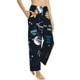 thumbnail image 2 of Daiia Space Women's Sleep Pant with Pockets and Drawstring,Pajama Pants-X-Large, 2 of 9