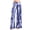Blue, variant on EDFBUYKRS Female Women Pants Casual Cargo Pants Women Plus Size Jeans Women's Casual Pants Gradient Print Sports Multicolor Pocket Trousers Xxl