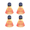 thumbnail image 1 of 4Pcs Luminous Badminton Balls LED Foamed Plastic Sport Badminton Light-Up Shuttlecocks Badminton Set Red, 1 of 7