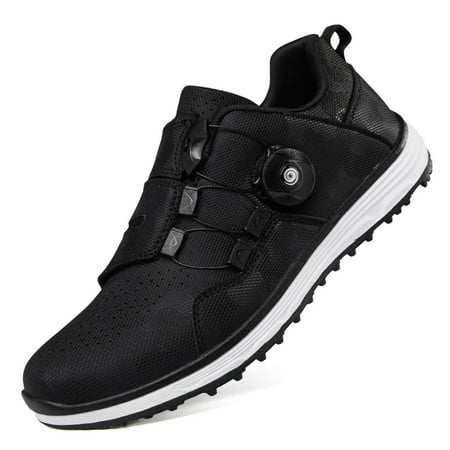 

Earlde Women Men Waterproof Spikeless Golf Shoes with Lace System