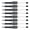 Black, variant on 8 PCS Custom Beadable Pens, Durable Premium Material, DIY Pens Making Bling Crystal Plastic Shaft Black Ink Beaded Ball-Point Pen for Gift