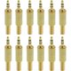 thumbnail image 1 of wonima11 Antrader 3.5mm/1/8 Stereo Male Plug Audio Cable Connector w/Spring Coax Cable Audio Solder Adapter Pack of 12, 1 of 1