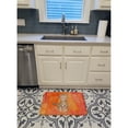 thumbnail image 3 of Leopard Watercolor Machine Washable Memory Foam Mat, 3 of 4