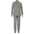 thumbnail image 2 of Mens Side Vent 2 Piece Striped Gray Classic Fit Suit, 2 of 5