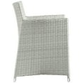 thumbnail image 2 of Modway Junction Dining Outdoor Patio Armchair in Gray White, 2 of 3