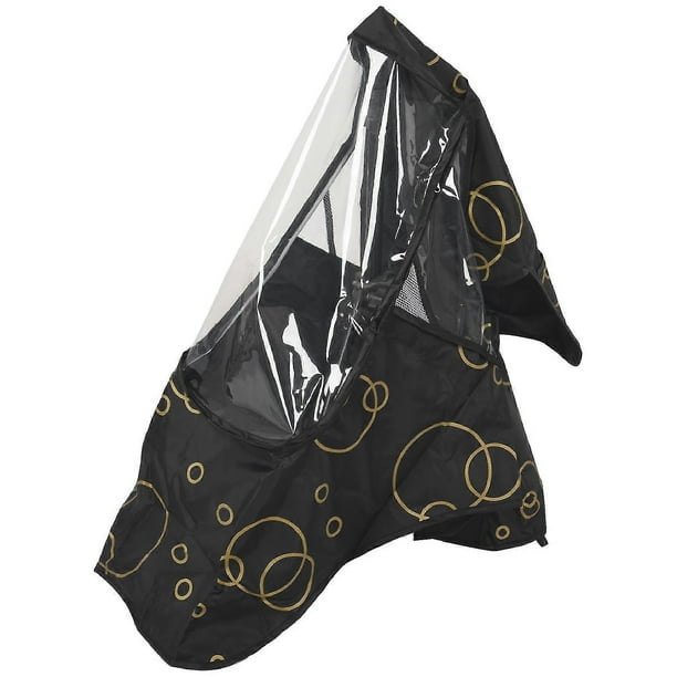 Universal Stroller Rain Cover Waterproof Wind Dust Shield Baby Stroller Pushchair Pram Newborn Stroller Cover-black