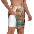 thumbnail image 2 of Balery Fantasy Underwater Jellyfish Mens Swim Trunks Swim Shorts for Men Quick Dry Inseam Beach Shorts with Compression Liner Pocket-Medium, 2 of 9