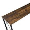 thumbnail image 6 of Weathered Oak& Black Finish Writing Desk, 6 of 7