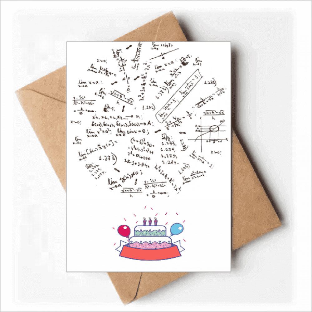 Seeking Lits Mathematical Formulas Happy Birthday Greeting Cards